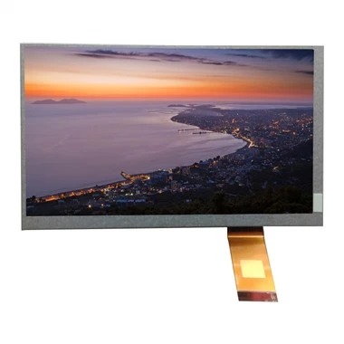 Painel HannStar 7.0 A-Si TFT-LCD em polegadas HSD070IFW1-A00 1024(RGB)×600 Tela LCD para exibição automotiva